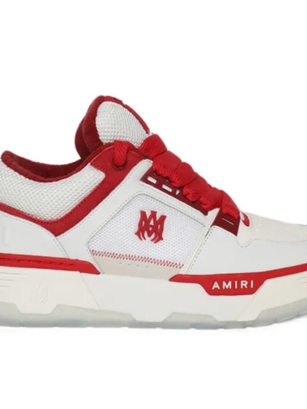 AMIRI White and Red Men's Low-Top Sneakers
